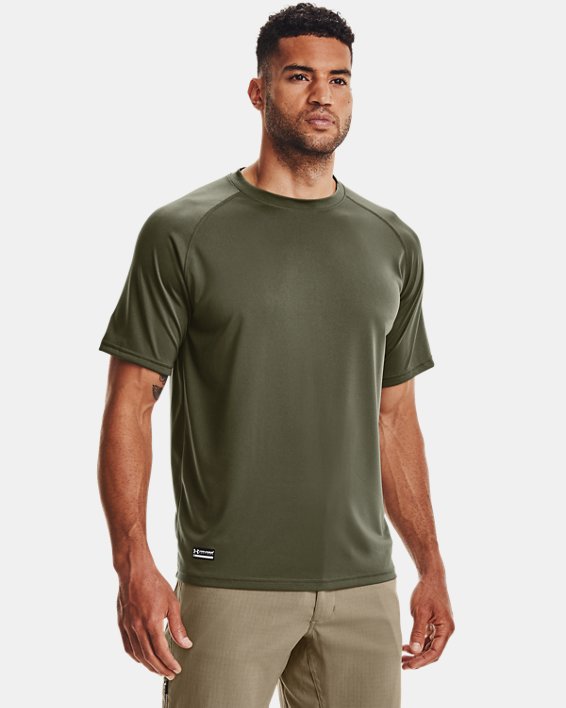 Green Under Armour HeatGear Short sleeve Loose Fit T-Shirt Color New!!! 